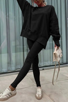 The Margo Pant Set - Black — main photo