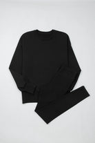 The Margo Pant Set - Black — view 5