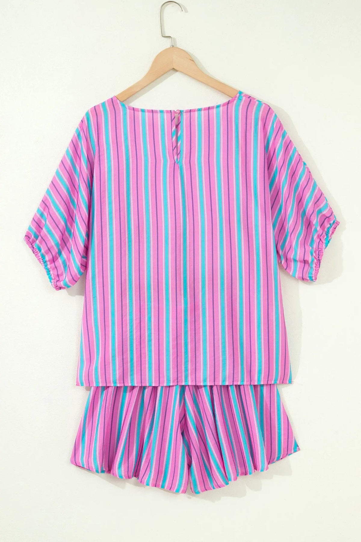 The Talia Short Set - Pink Stripe — view 5