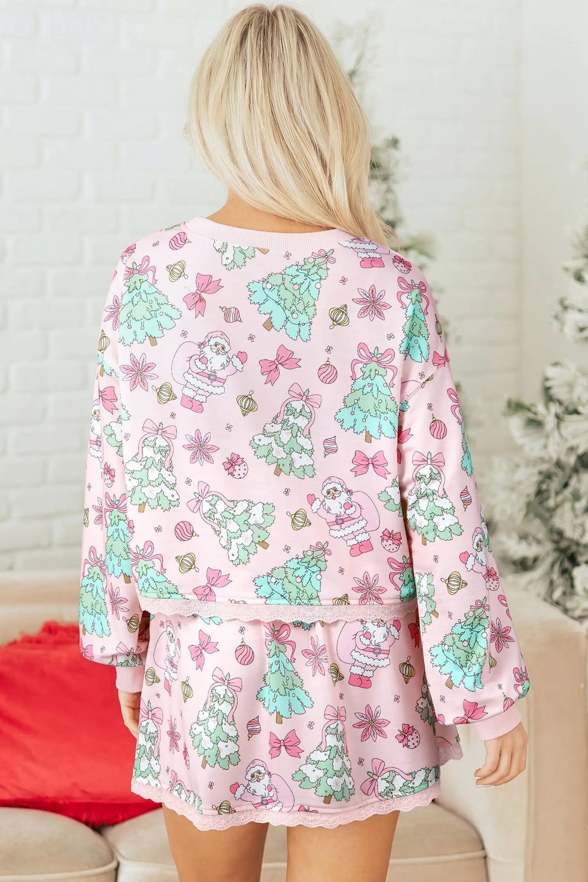 The Maya Two-Piece Dress Set - Pink — view 2