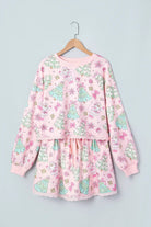 The Maya Two-Piece Dress Set - Pink — view 3