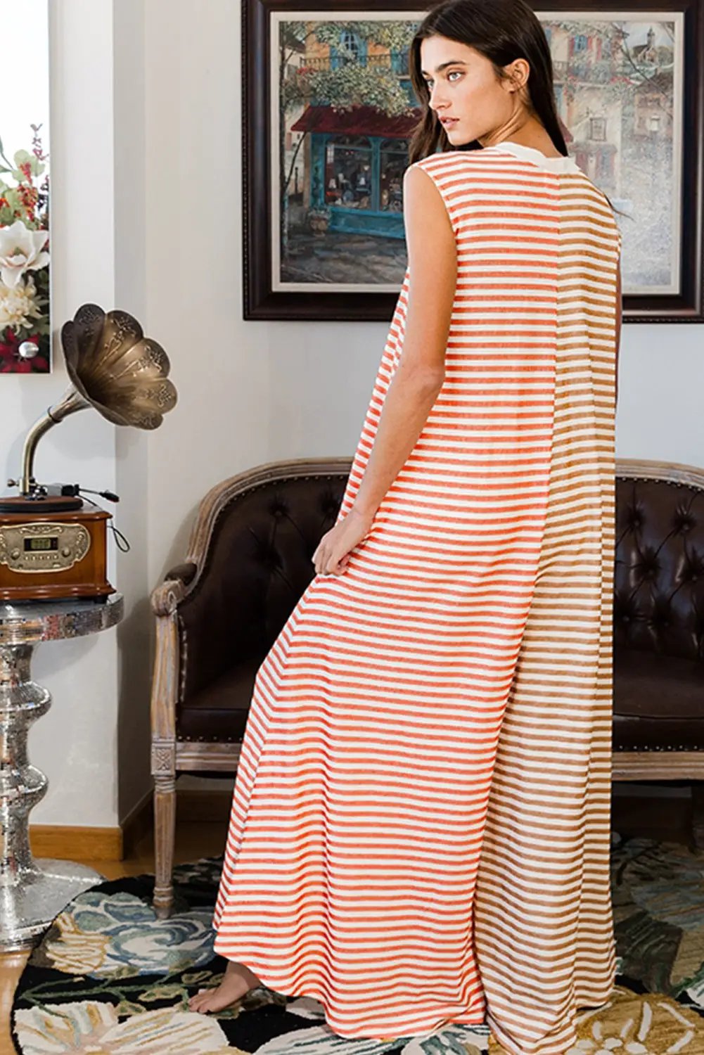 The Blair Edit - Orange Stripe — view 3