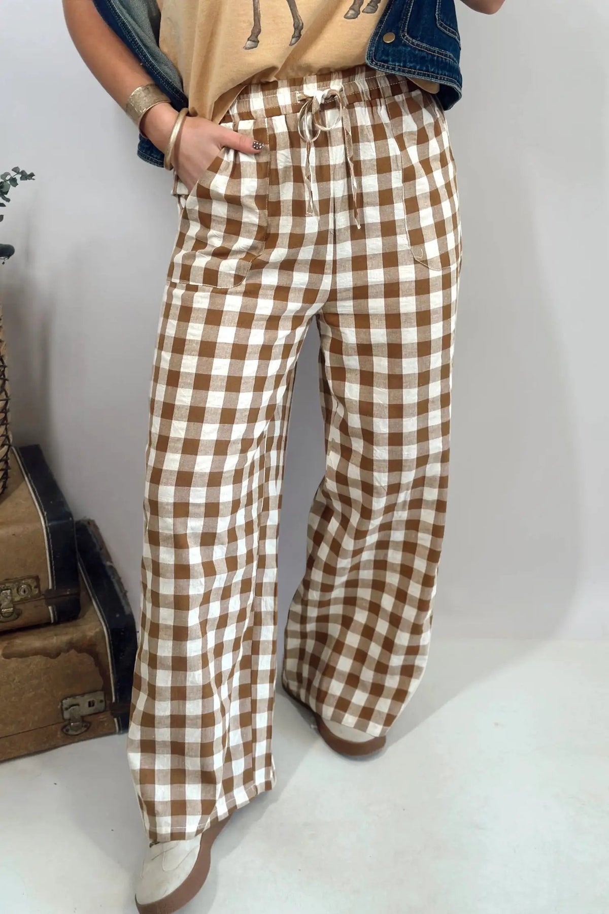 The Gwen Pants - Brown — view 2