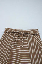 The Cassidy Pants - Khaki Stripe — view 6