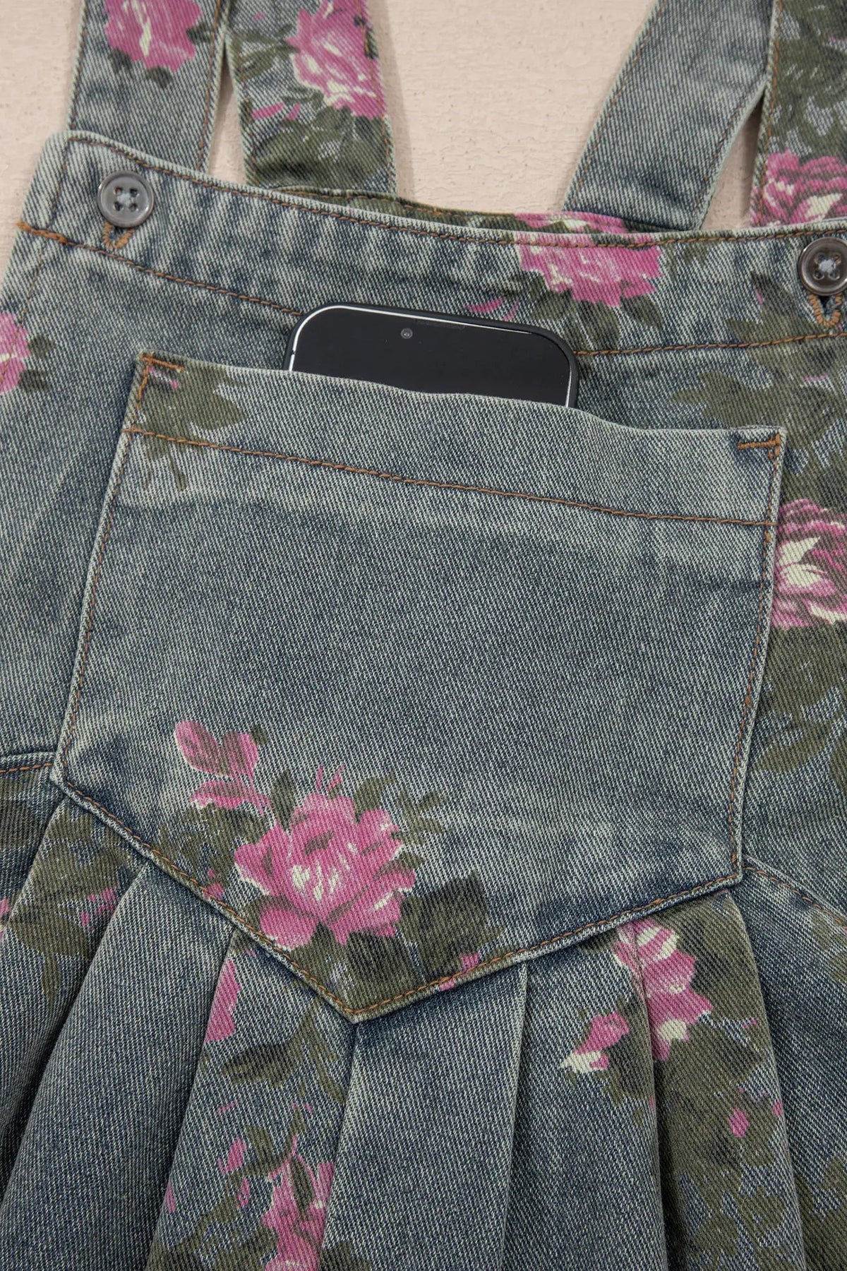 The Millie Jumpsuit or Romper - Gray — view 5