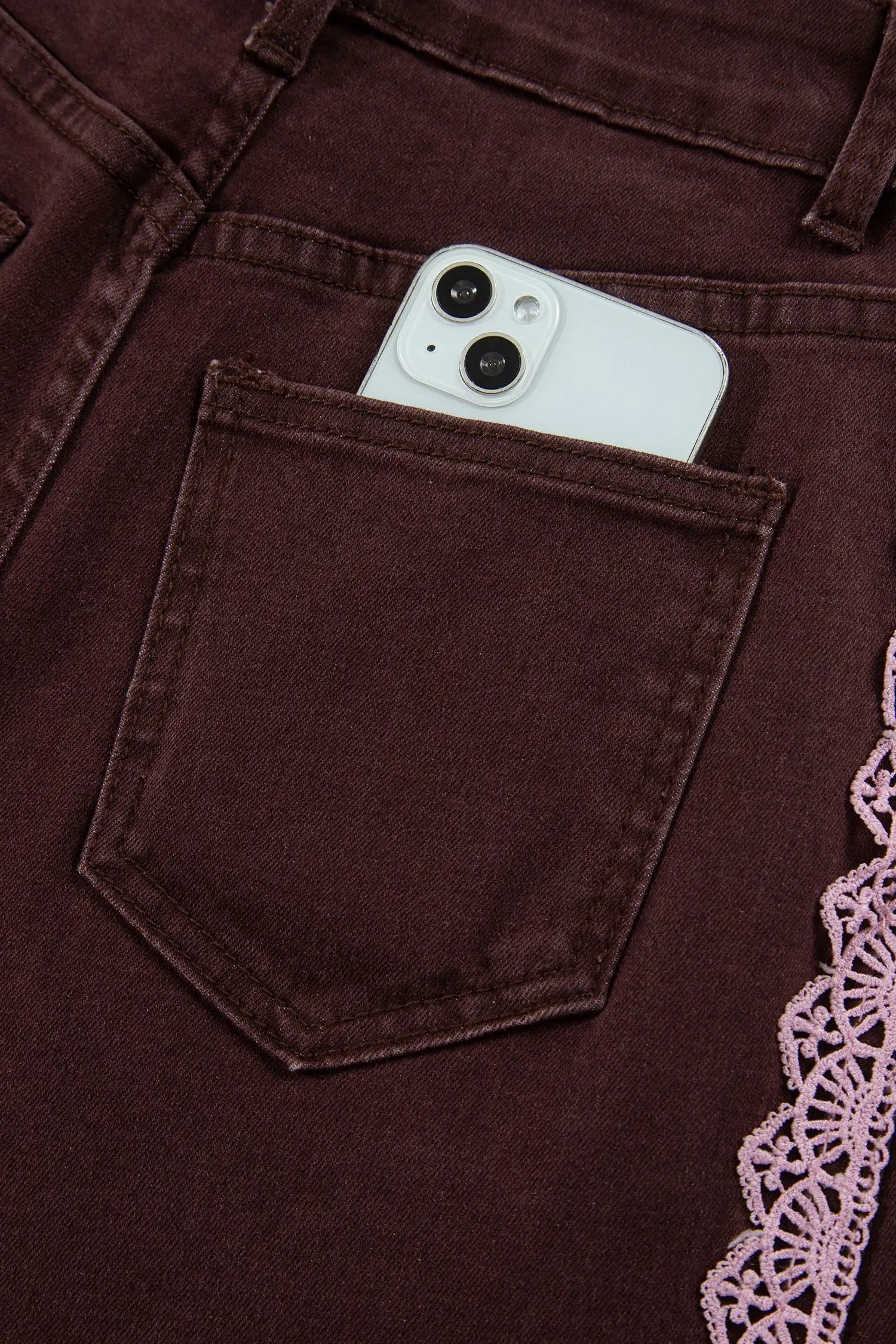 The Elaina Jeans - Coffee — view 5