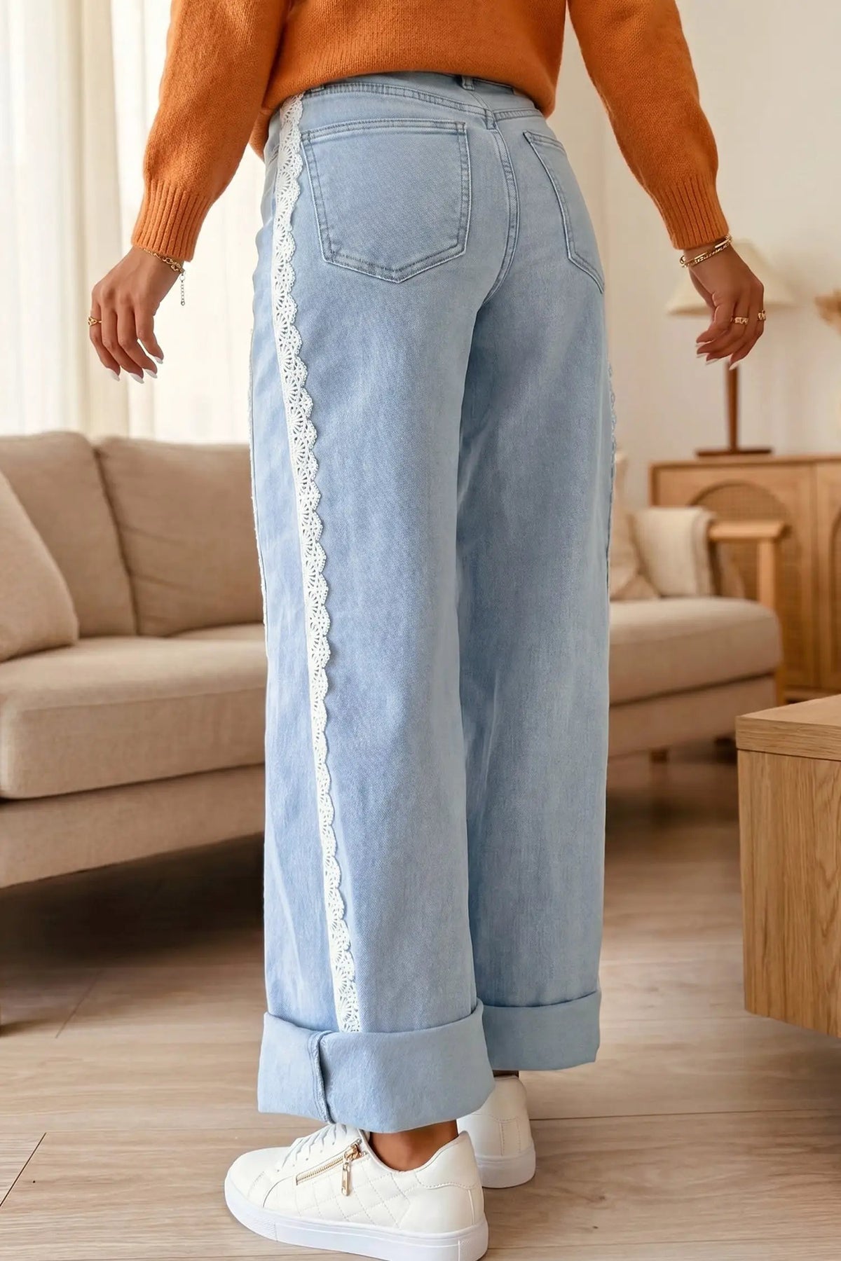 The Amelia Jeans - Beau Blue — view 2