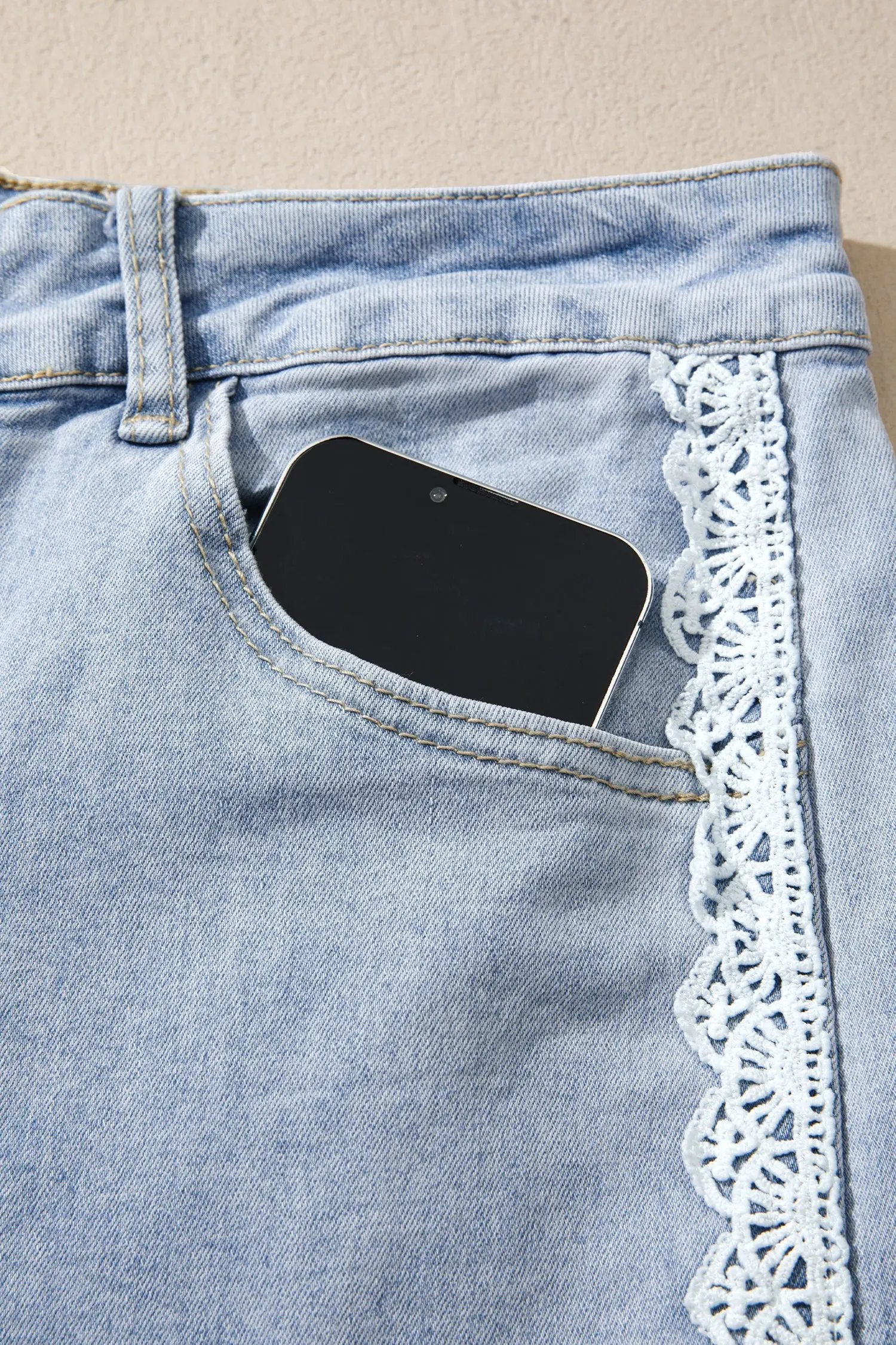 The Amelia Jeans - Beau Blue — view 5