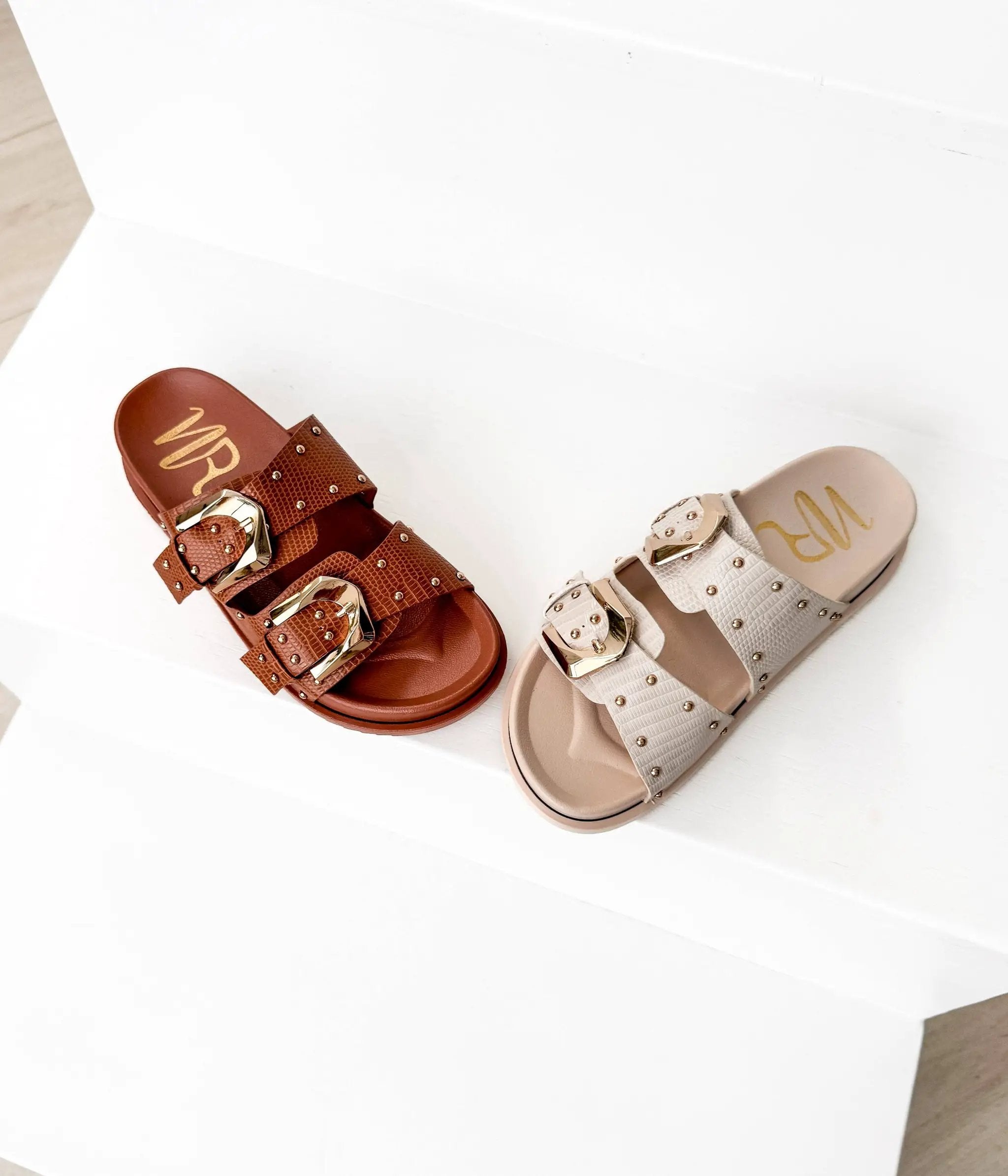 Naughty Monkey The Marigold Sandals: Cream - Sandals