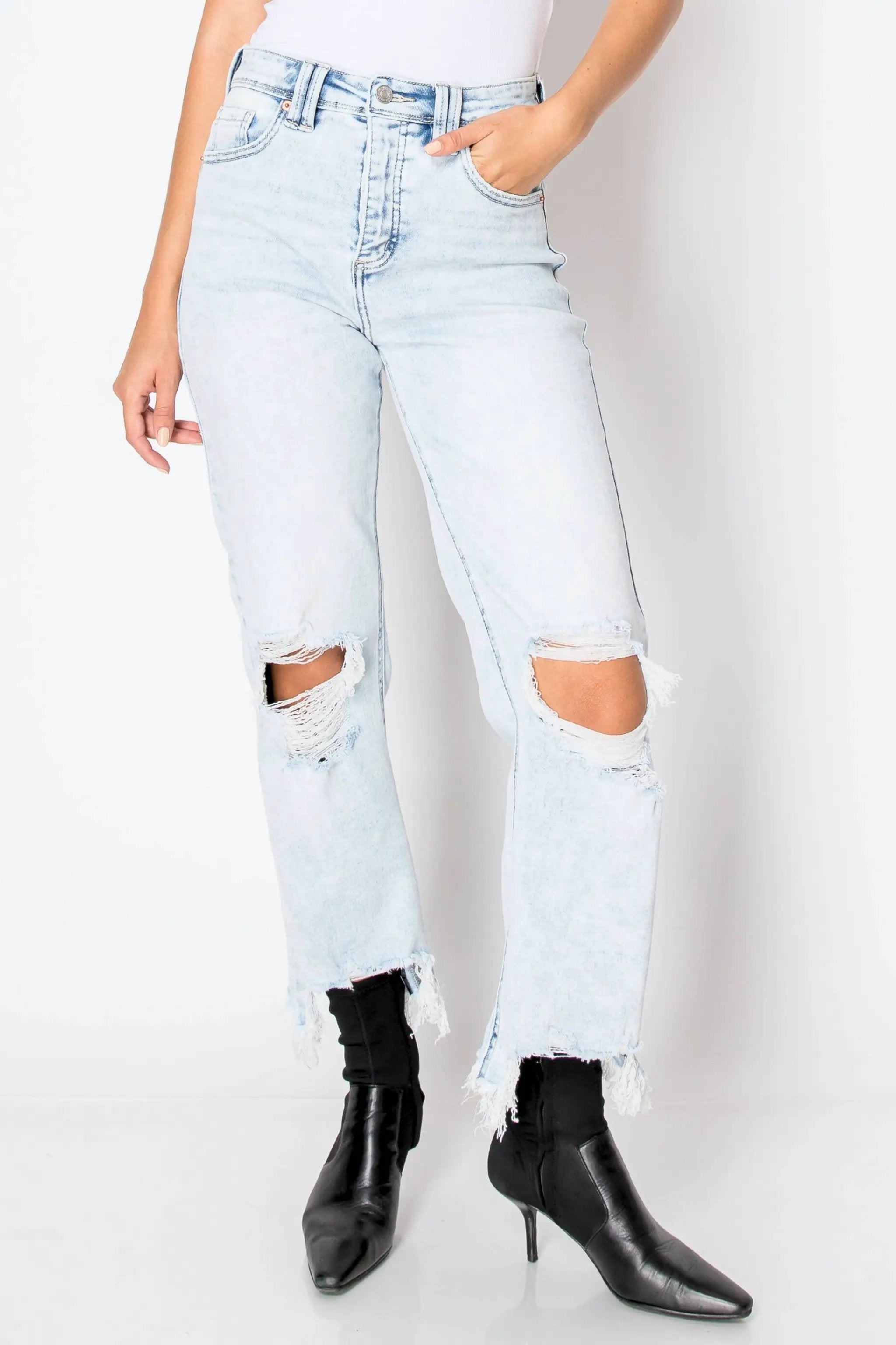 ARTEMIS VINTAGE Artemis Vintage Sculpt & Shape High-Rise Wide Leg Jeans - Jeans