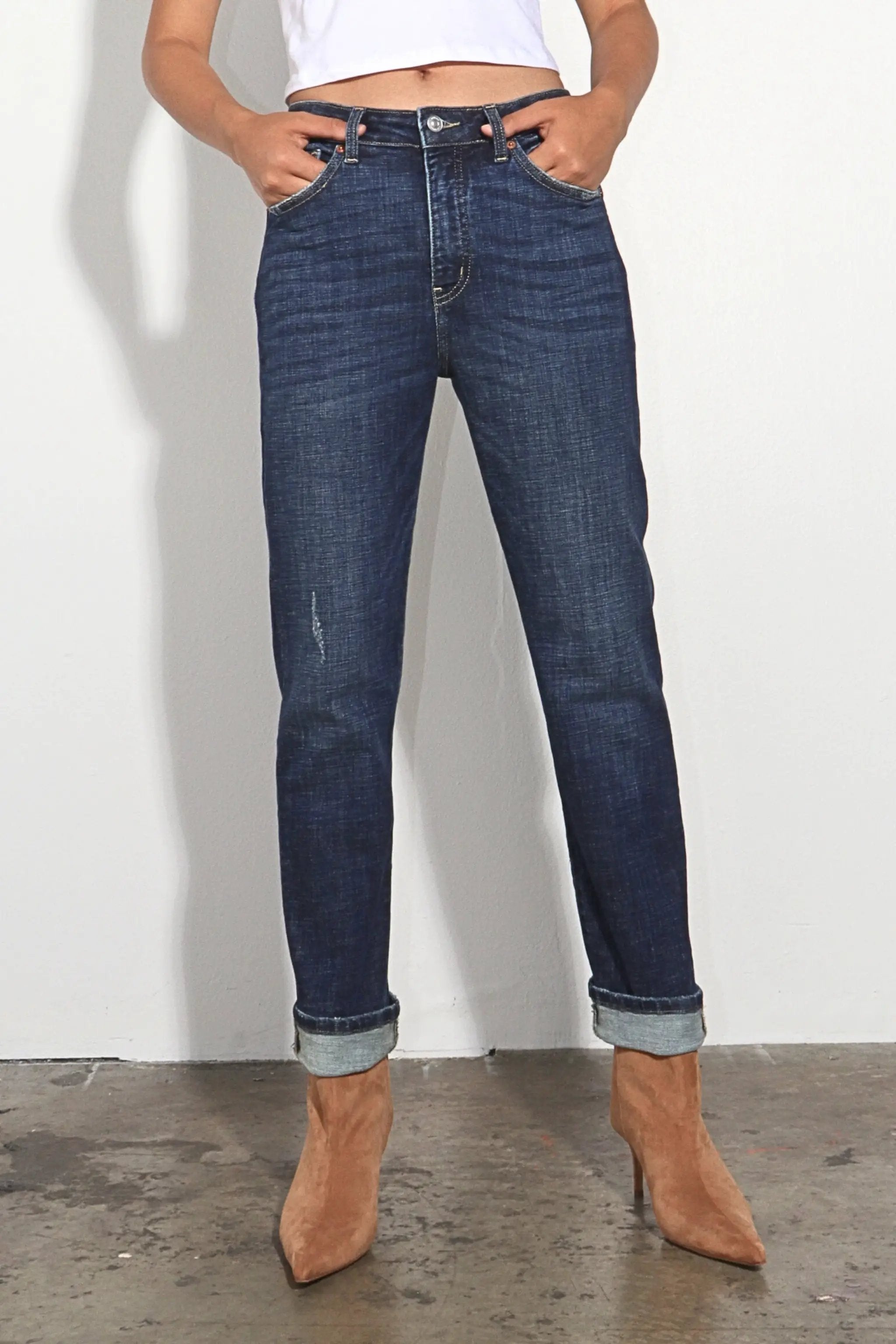ARTEMIS VINTAGE Artemis Vintage Tummy Control High Rise Stretch Straight Jean - Jeans