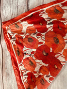 Boots Are My Roots Boots Are My Roots - Poppy Hand Dyed Bandanas with Leather Slides : Bandanas Only -