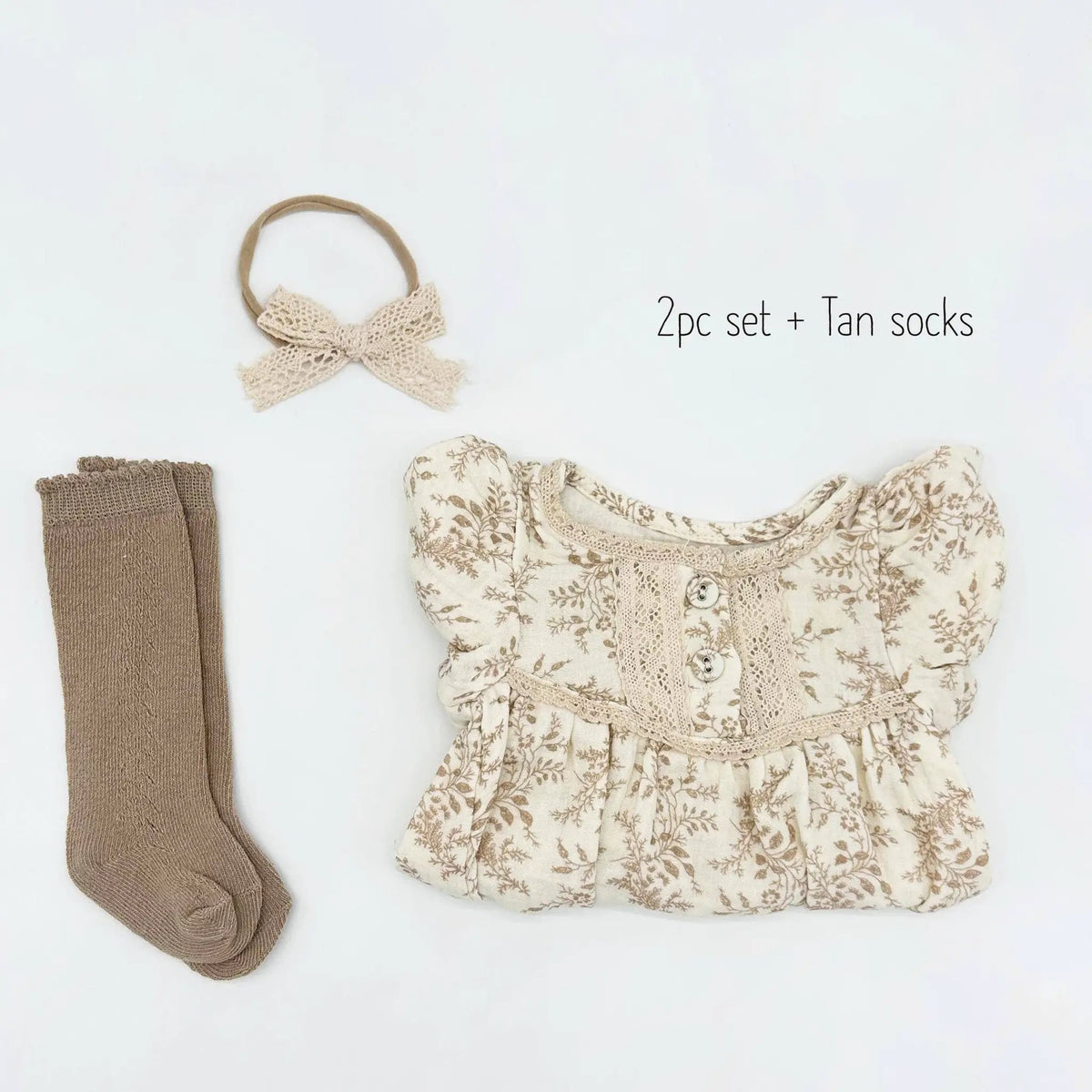 OLIVE & CRADLE The Elodie Heirloom Bubble Romper - Baby & Toddler Clothing