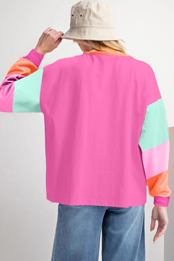 Colorblock Patchwork Top - Image 6