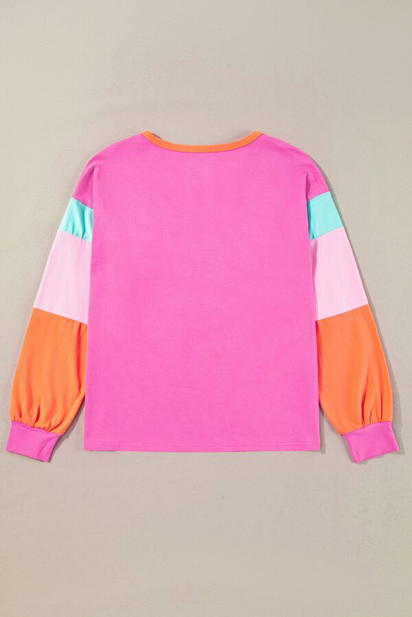 Colorblock Patchwork Top - Image 8