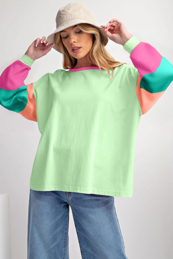 Colorblock Patchwork Top - Image 18