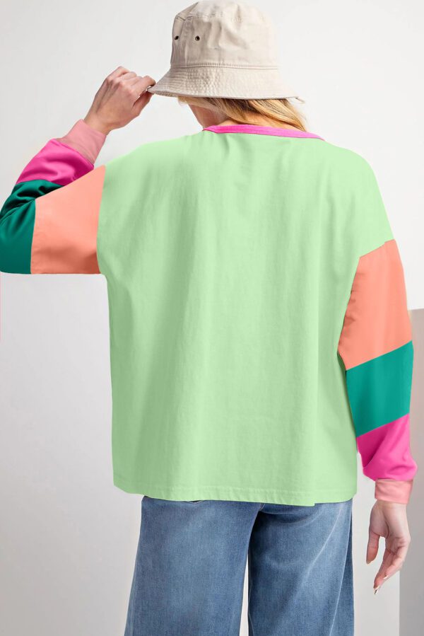 Colorblock Patchwork Top - Image 19